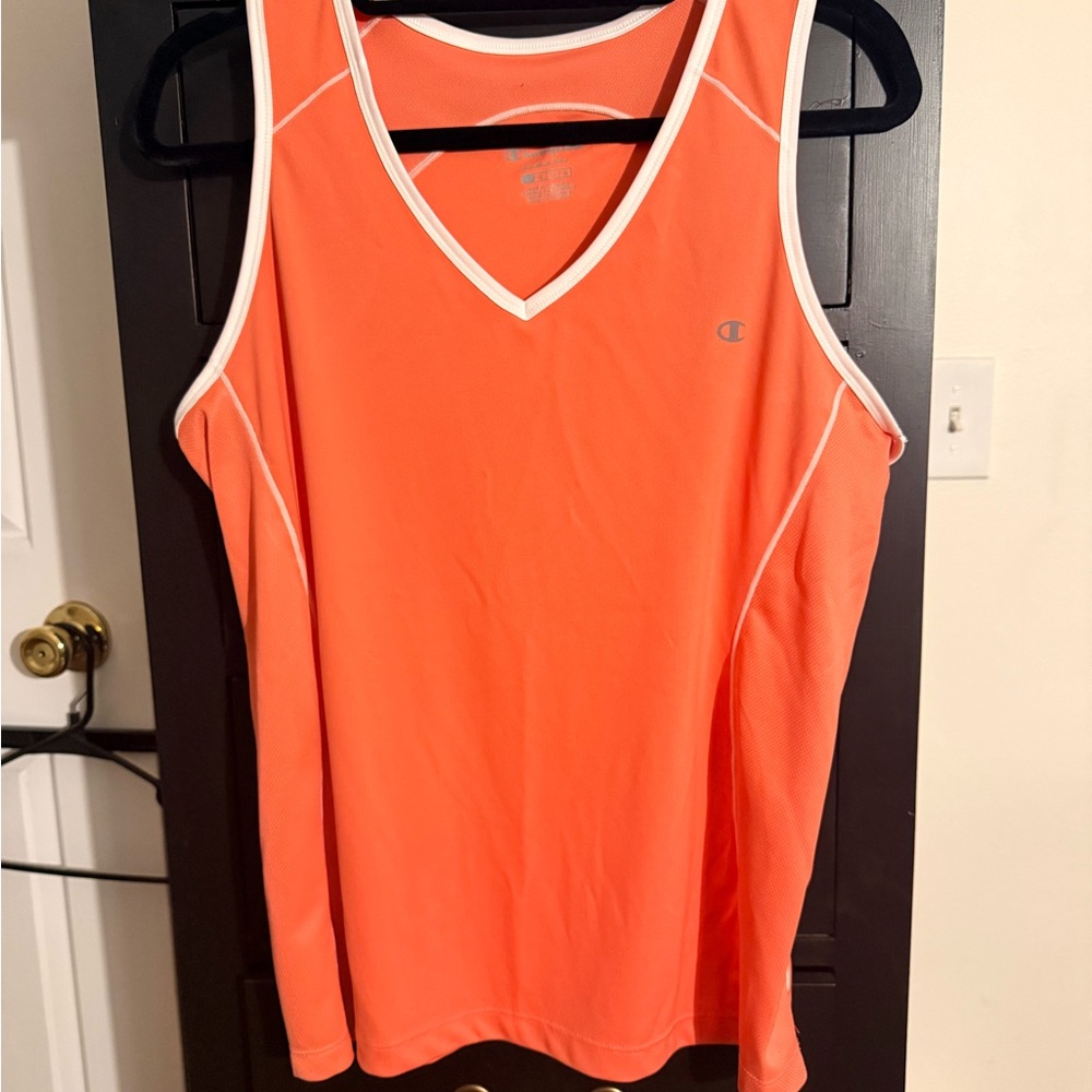 Champion Women's Bright Orange Tank Top #331